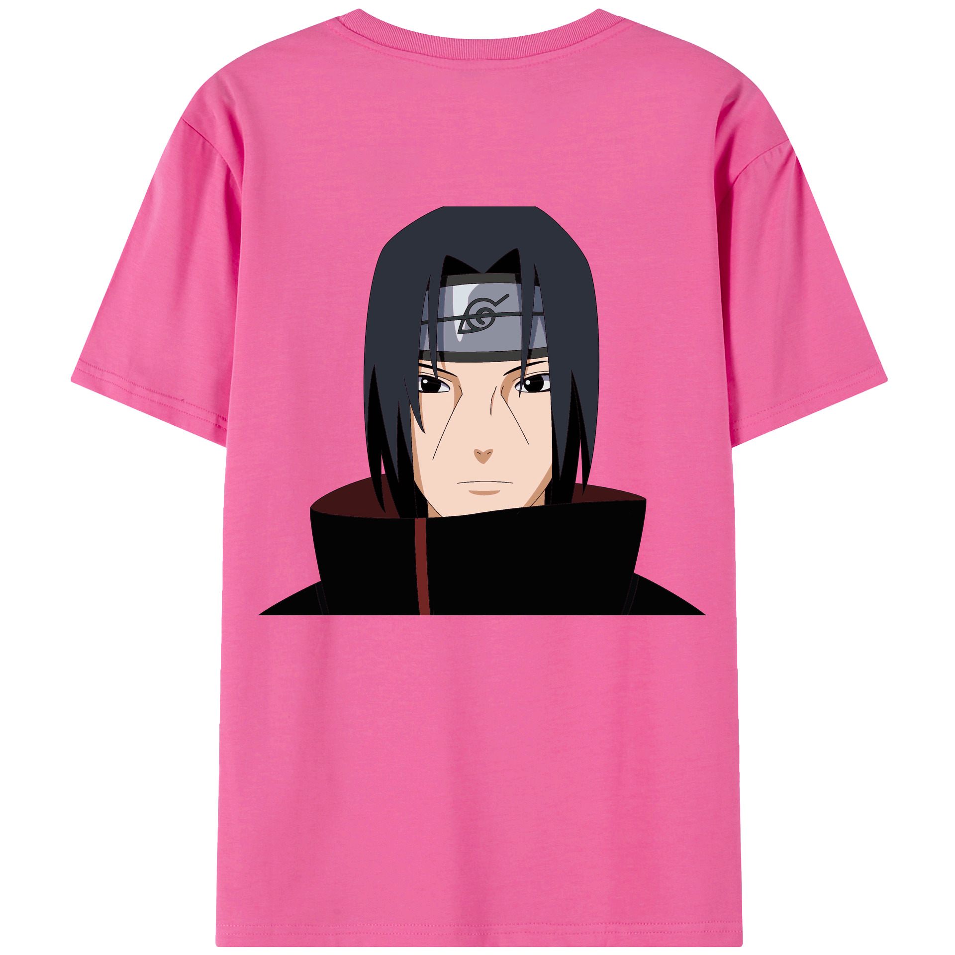 （画像用） NARUTO -ナルト- うちは イタチ Uchiha Itachi レディース半袖Tシャツ(バックプリント)